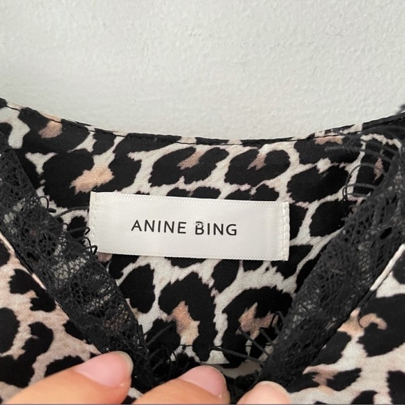 Anine Bing Silk Camisole In Leo - Picture 11 of 13